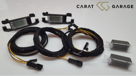 A4 B9 Fußraum LED vorne + hinten